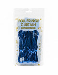 Foil Fringe Curtain Blue / ستارة فويل بشرائط – لون أزرق
