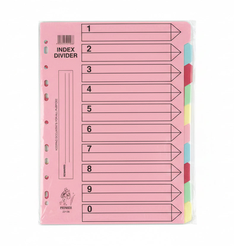 INDEX DIVIDER A4 /  فاصل فهرسة A4
