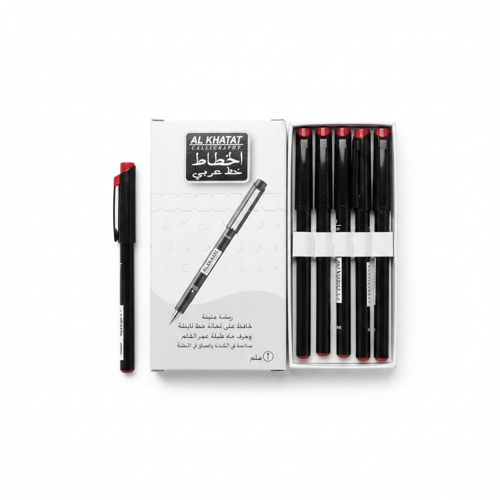 Al Khatat Calligraphy 2mm x12 Red / الخطاط خط عربي 2مم ×12 أحمر