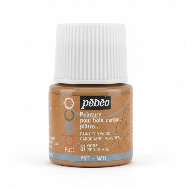 pebeo deco peinture 51 Red ochre / بيبو ديكو طلاء أحمر أوخر 51
