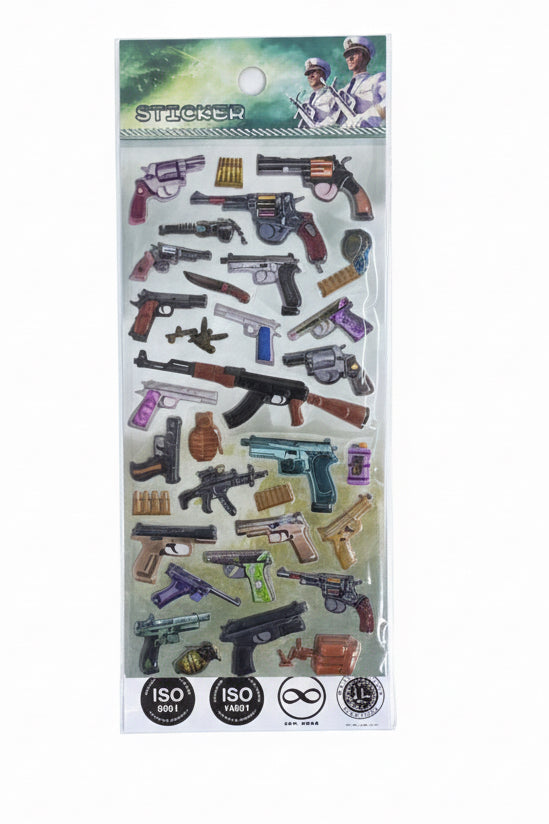 Guns stickers / ملصقات أسلحة
