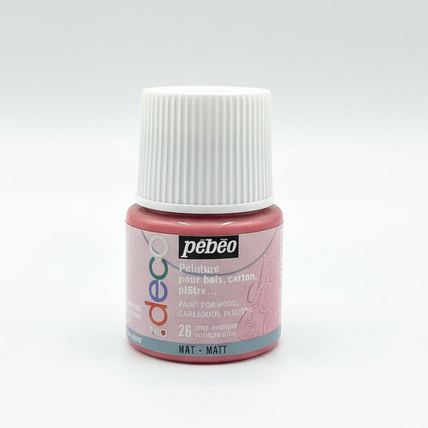 pebeo deco peinture 26 antique pink / بيبو ديكو طلاء وردي عتيق 26