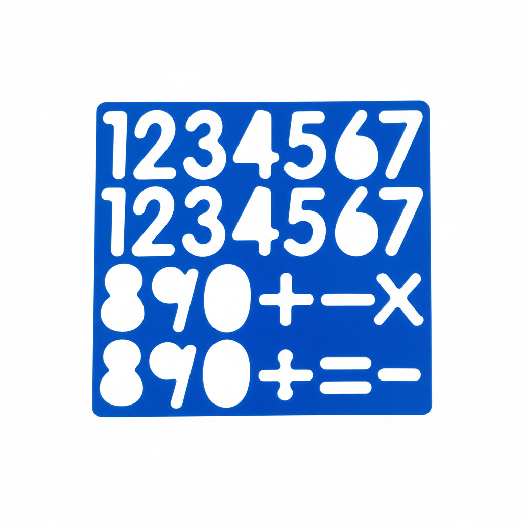 Foam Stencil numbers / قوالب أرقام من الفوم