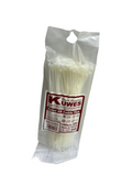 Nylon 66 Cable ties 3.6mm x 250mm / ربطات كابلات نايلون 66 مقاس 3.6×250 مم