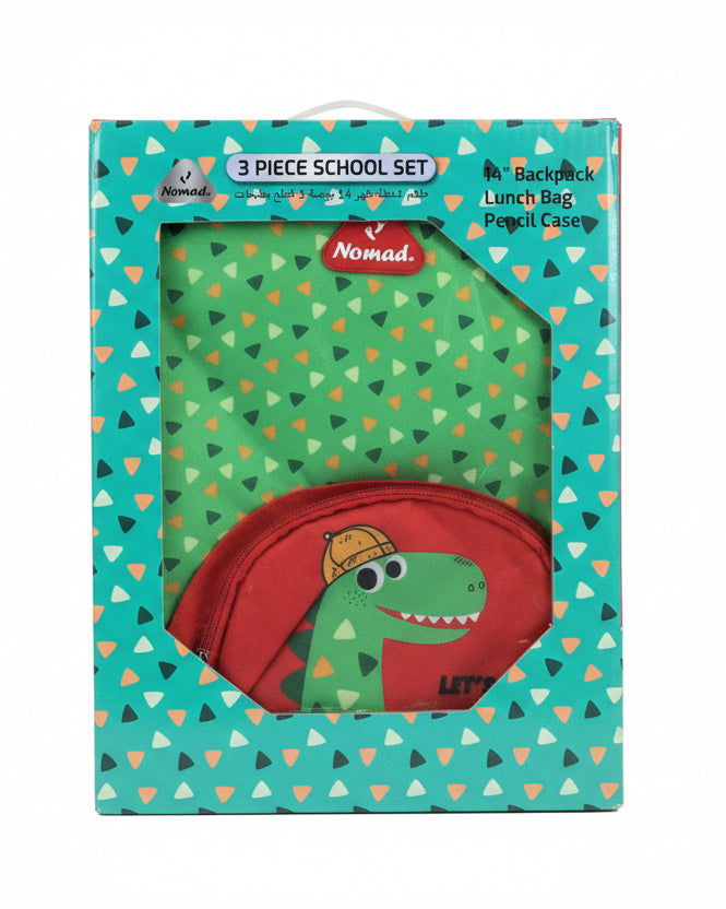 Nomad 14" Pre school 3 in 1 Backpack / حقيبة ظهر Nomad 3 في 1 للحضانة مقاس 14 بوصة