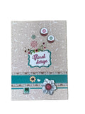Floral design 80 Arabic Notebook / دفتر عربي بتصميم زهري 80 ورقة