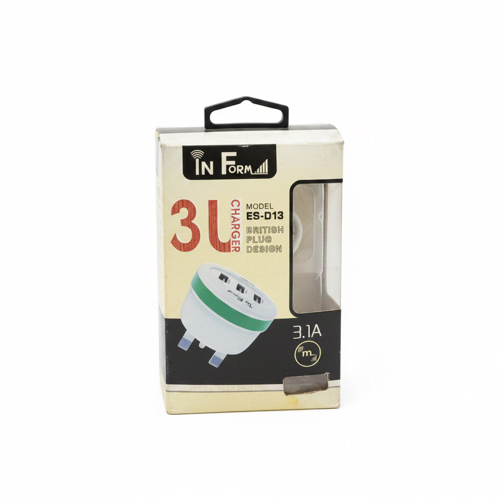 IN FORM BRITISH PLUG DESIGN / قابس بريطاني التصميم IN FORM