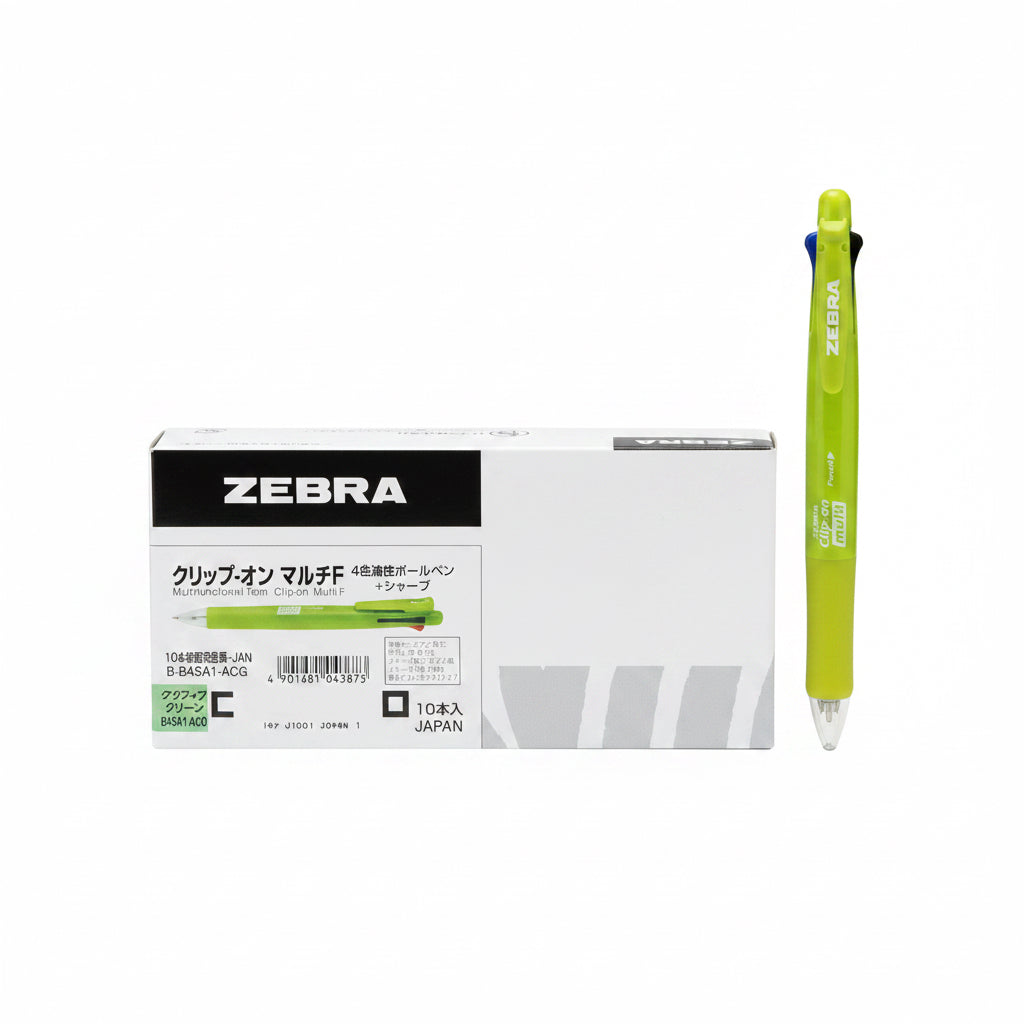 ZEBRA Clip-On Multi T Multifunctional Pen – Pack of 10 / زيبرا عنصر متعدد الوظائف مشبك متعدد F ×10