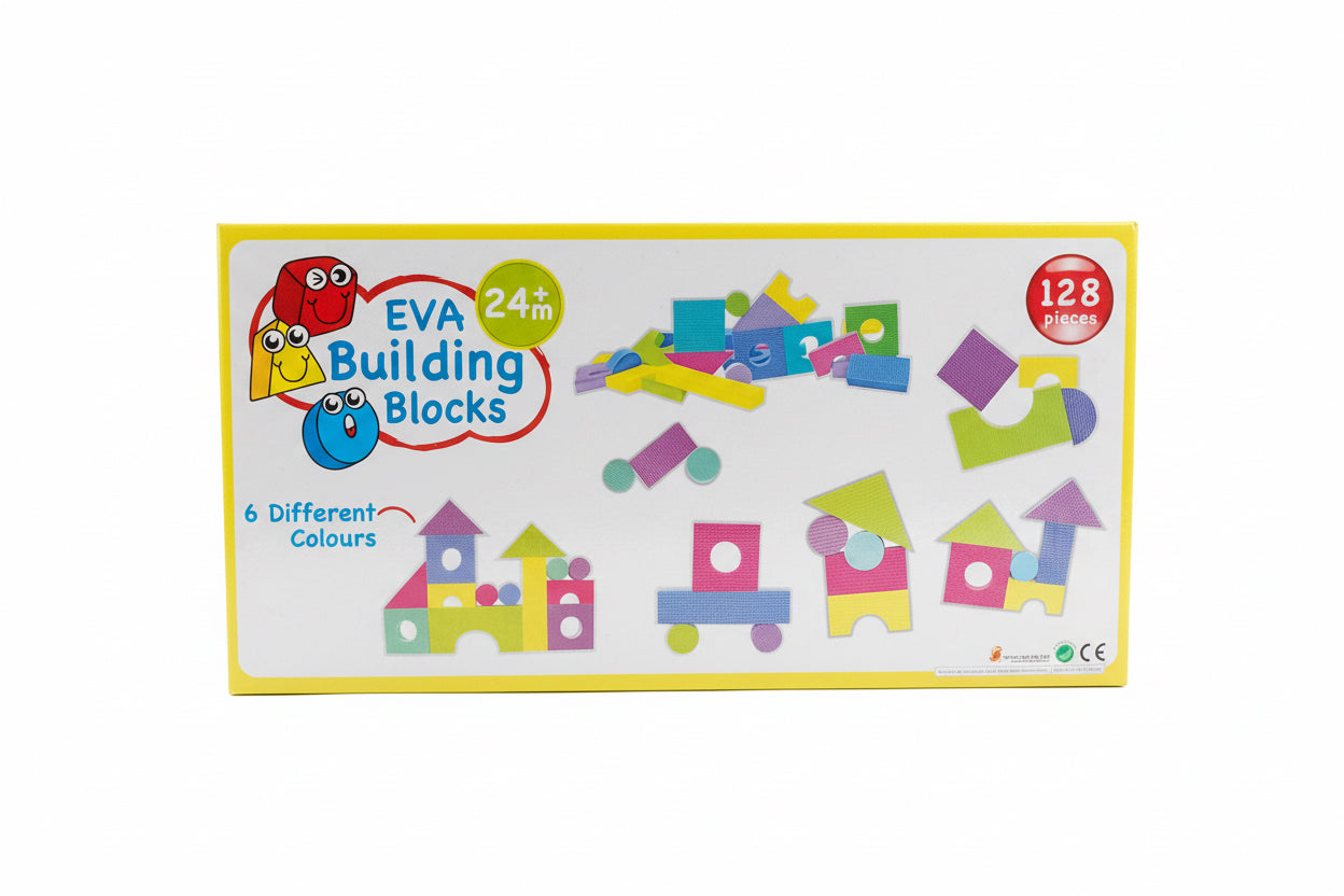 EVA Building Block 24 meters, 128 pieces / مكعبات بناء من إيفا بطول 24 متر، 128 قطعة