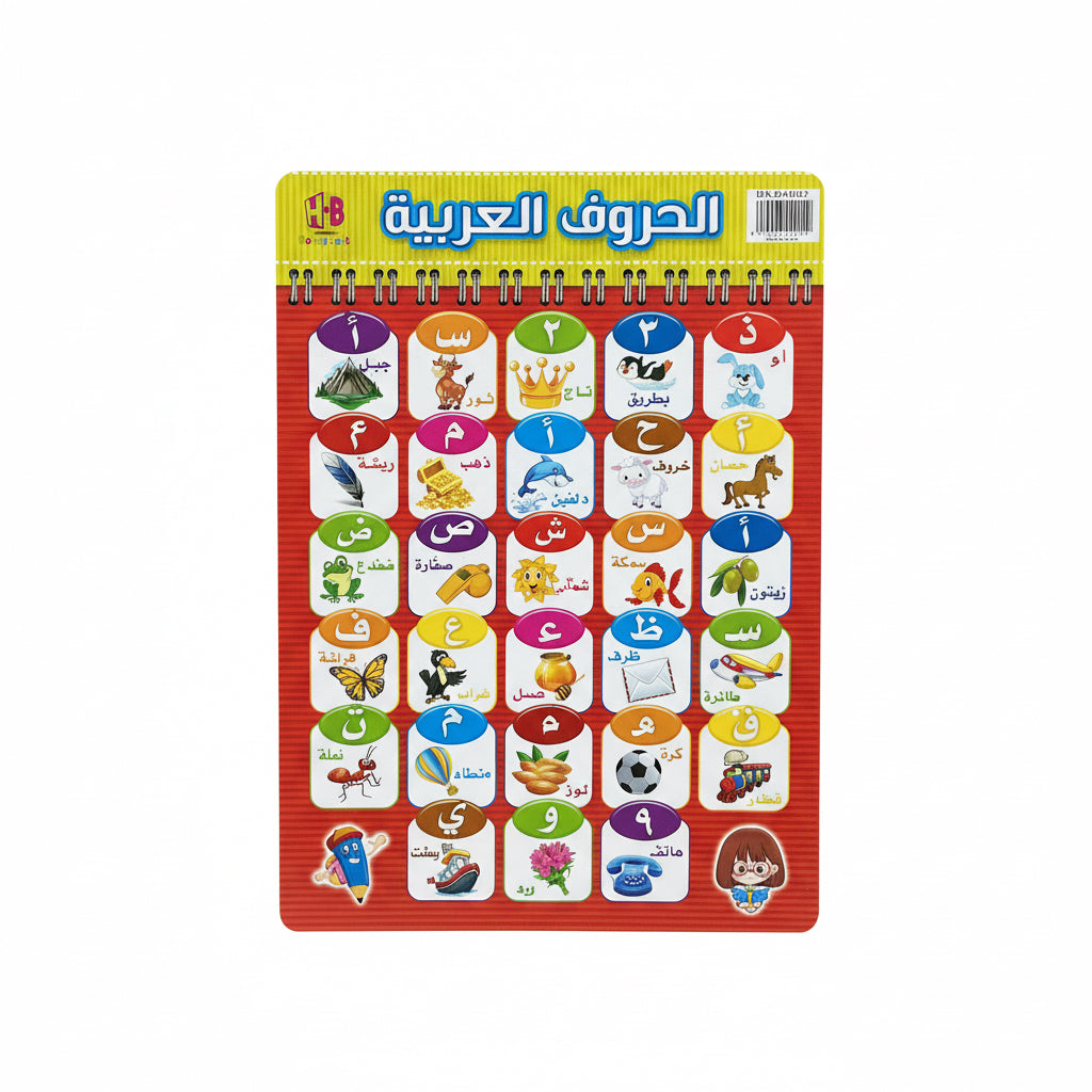 الأحرف العربية والإنجليزية