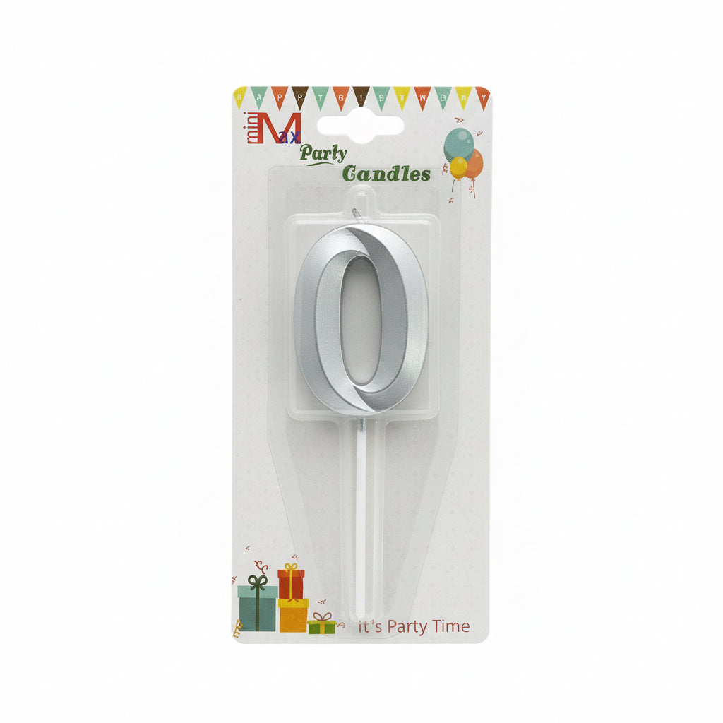 Party candles Silver / شموع حفلات – فضية