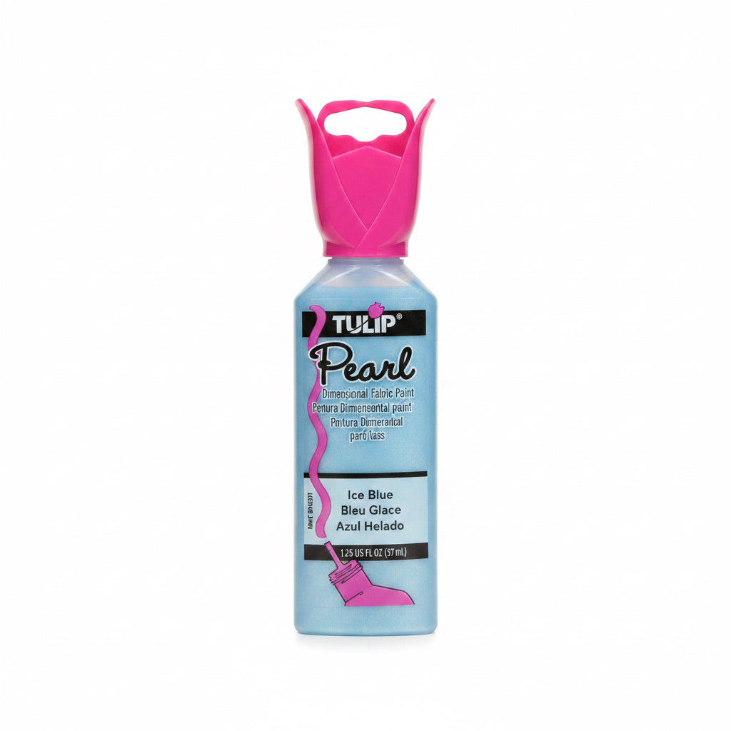 Tulip Pearl Fabric Paint Ice Blue 37ml