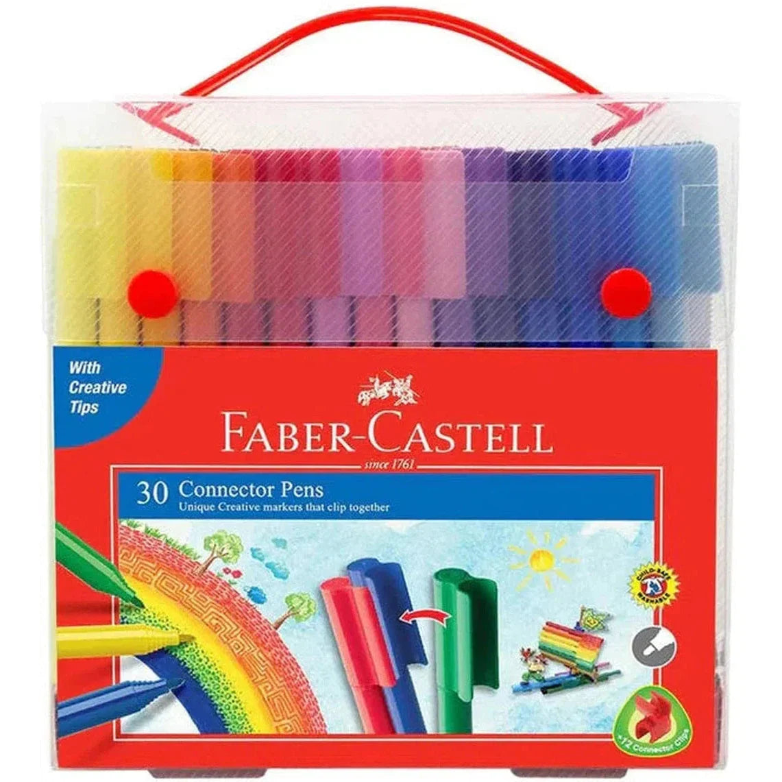 Faber Castell 30 Connector Pens / فابر كاستل 30 قلم كونكتور
