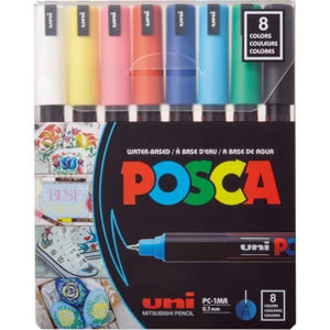 Posca 8 Colors / بوسكا – 8 ألوان