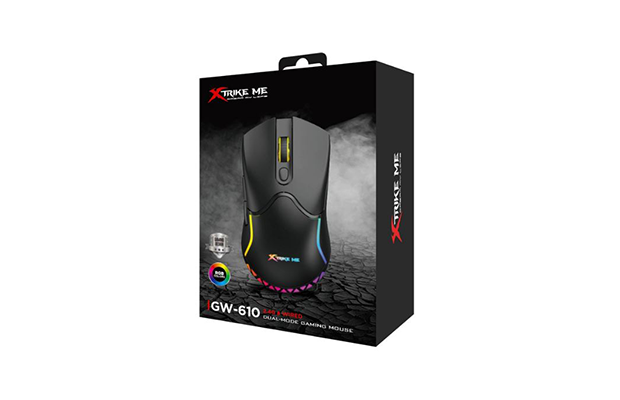 GW-610 2.4G & WIRED DUAL-MODE GAMING MOUSE / فأرة ألعاب ذات وضعين سلكية و 2.4 جيجا GW-610