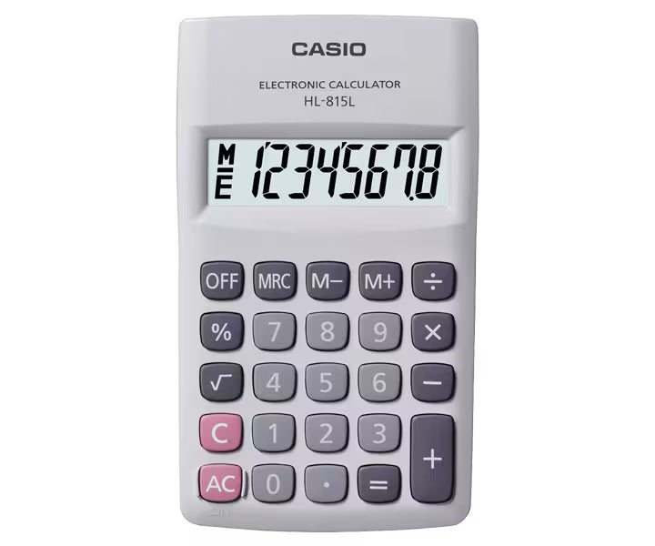 CASIO Calculator HL-815L-WE / آلة حاسبة كاسيو HL-815L-WE