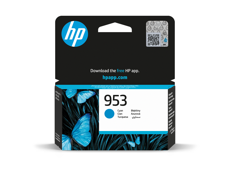 Original HP Ink Cartridge 953 Cyan 630* pages / خرطوشة حبر أصلية HP 953 سماوي 630* صفحة