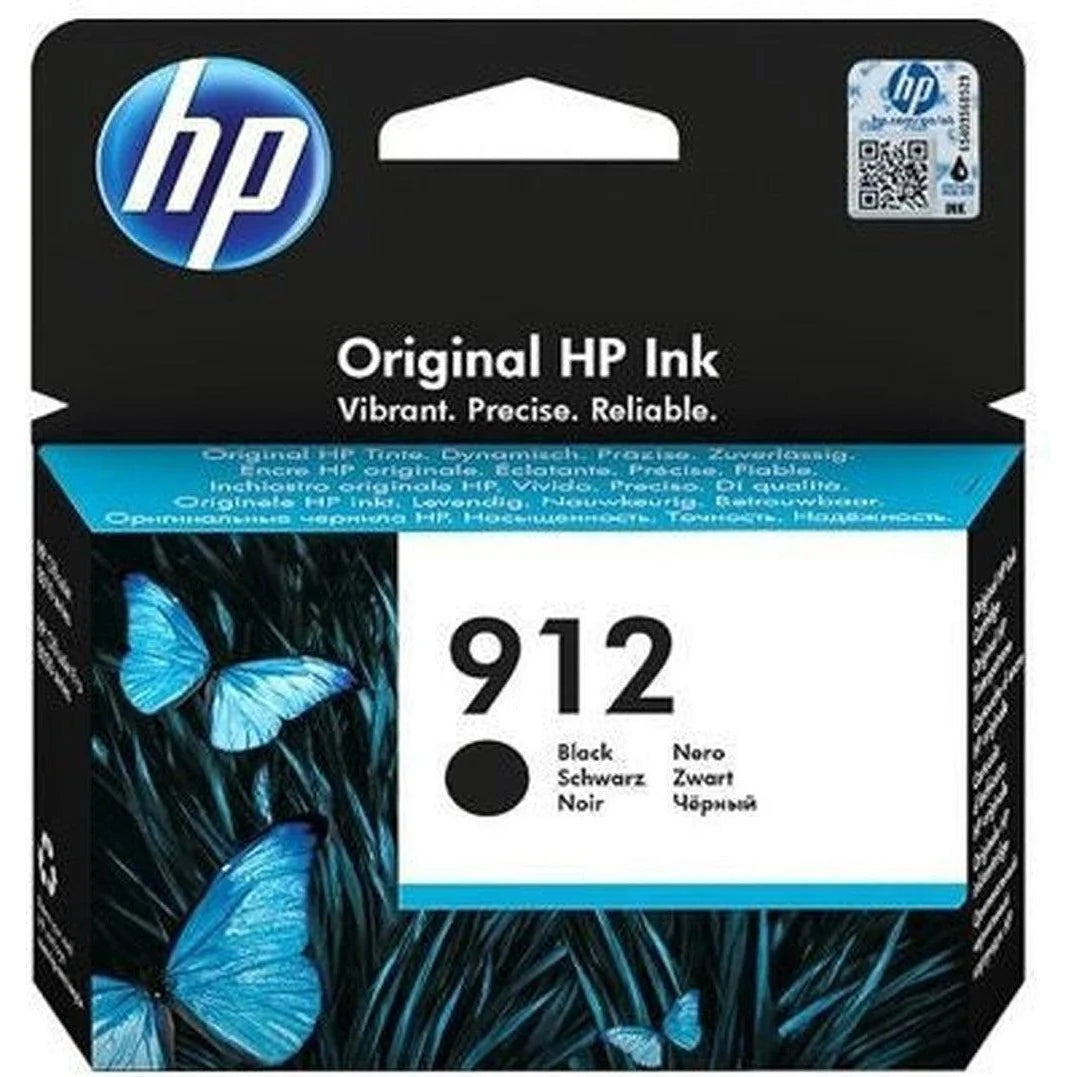 Original HP Ink Cartridge 912 Black 300* pages / خرطوشة حبر أصلية HP 912 أسود 300* صفحة