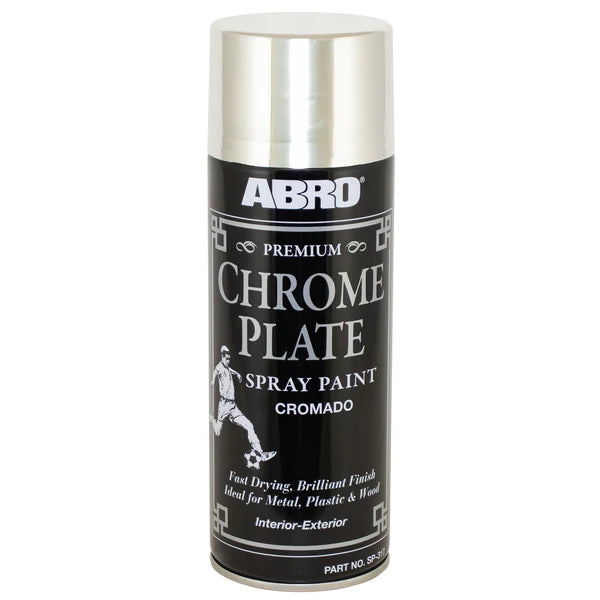 ABRO Chrome Plate Spray Paint / بخاخ ABRO كروم