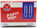 DINGLI Paper clips 28mm 100 pcs / مشابك ورق DINGLI مقاس 28 مم – 100 قطعة