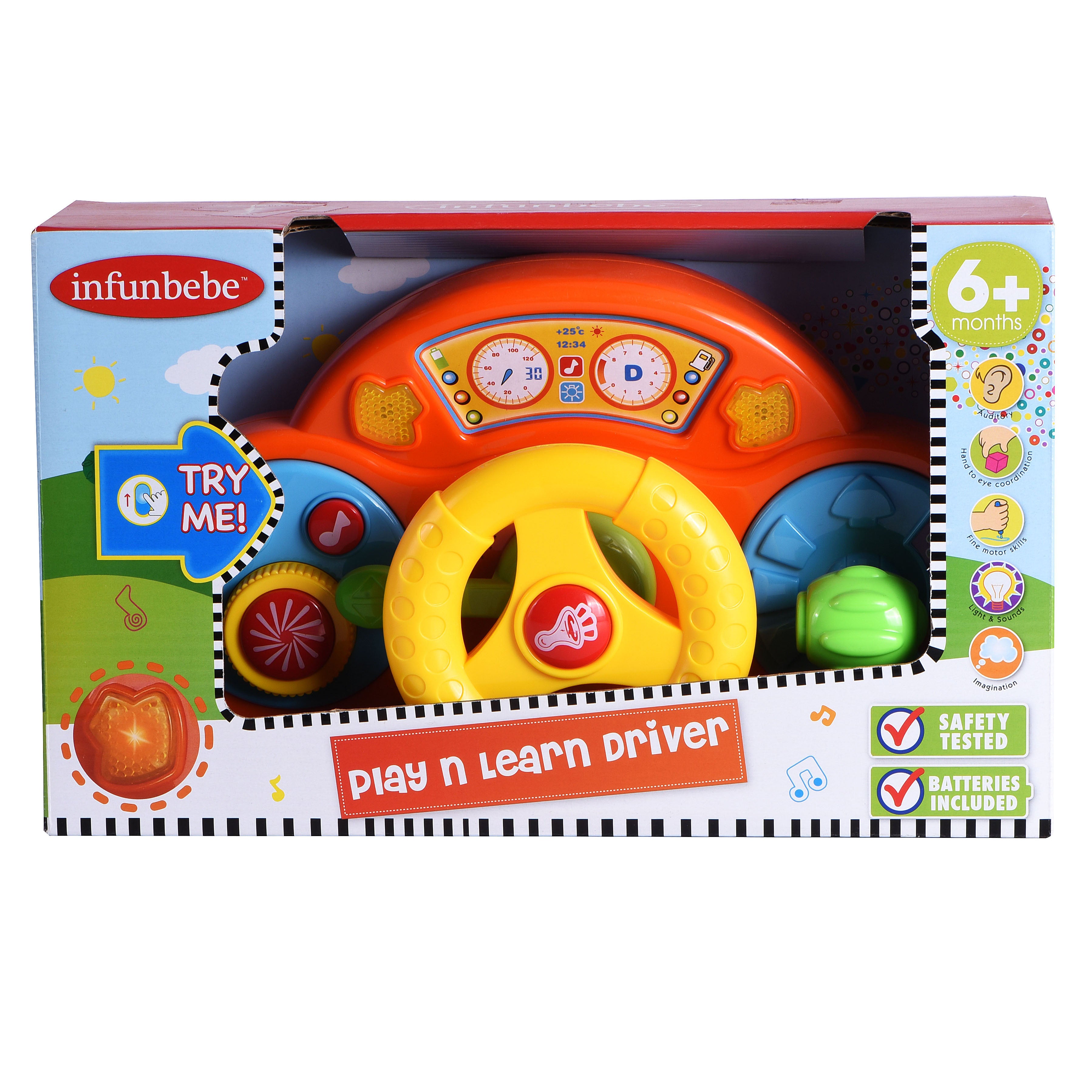 Infunbebe Play N Learn Driver / لعبة تعليمية “السائق الصغير” من إنفانبِيبي