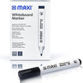 MAXI whiteboard marker 10 Pcs Black / ماكسي ماركر سبورة بيضاء 10 قطع أسود