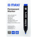 MAXI Permanent Marker 10 Pcs Blue / ماكسي قلم ماركر دائم ×10 أزرق