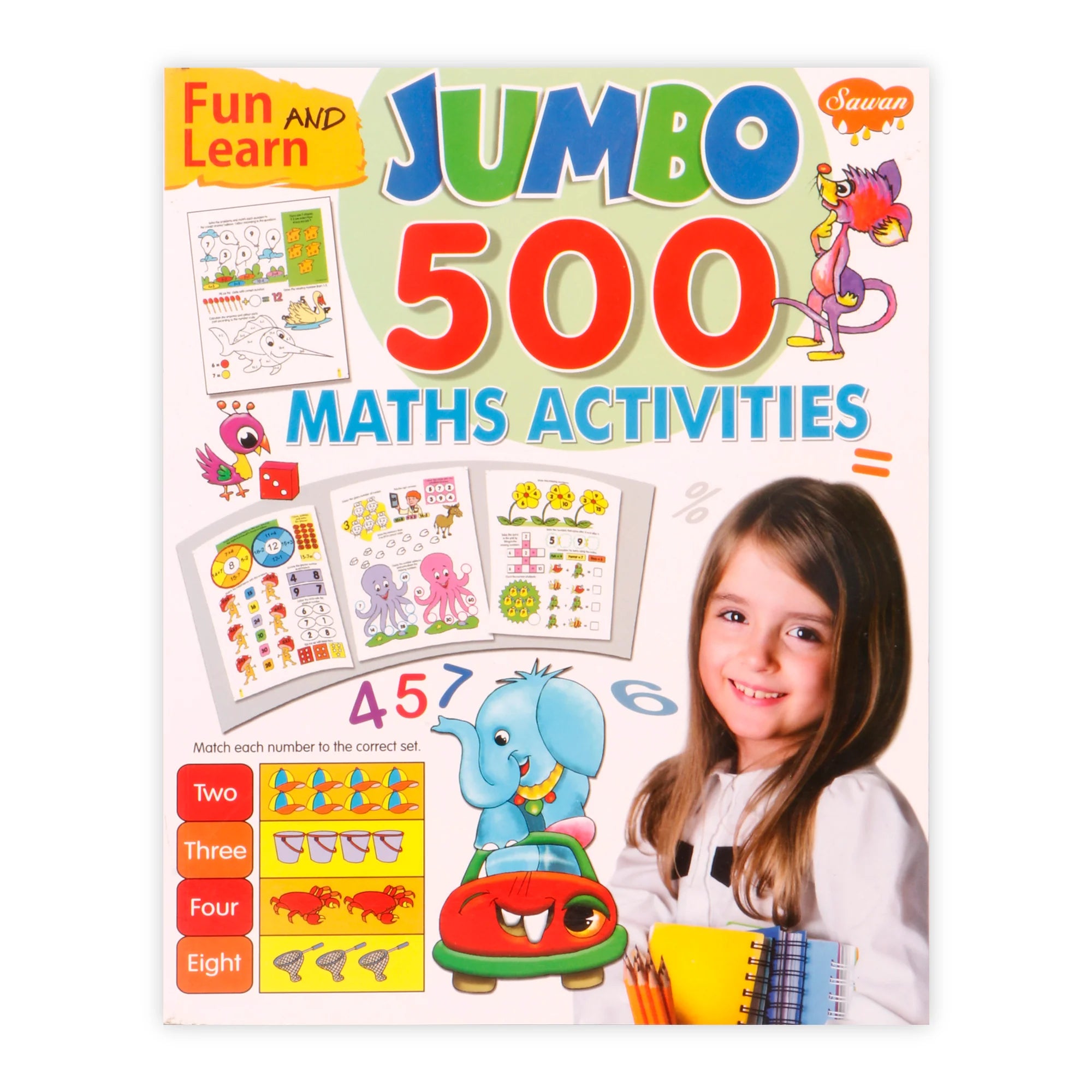 Jumbo 500 Math activities / 500 نشاطًا رياضيًا ضخمًا