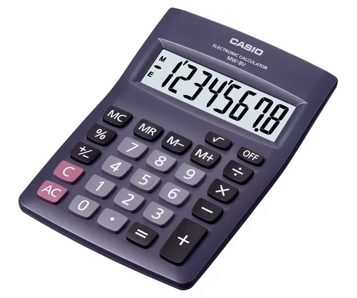 CASIO MW-8V Calculator / حاسبة كاسيو MW-8V