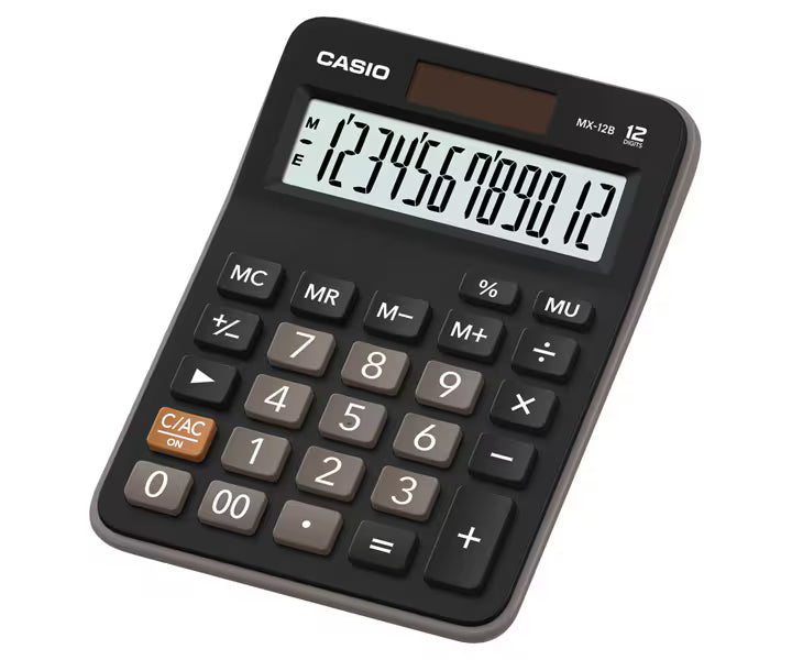 CASIO MX-12B-BK Calculator / حاسبة كاسيو MX-12B