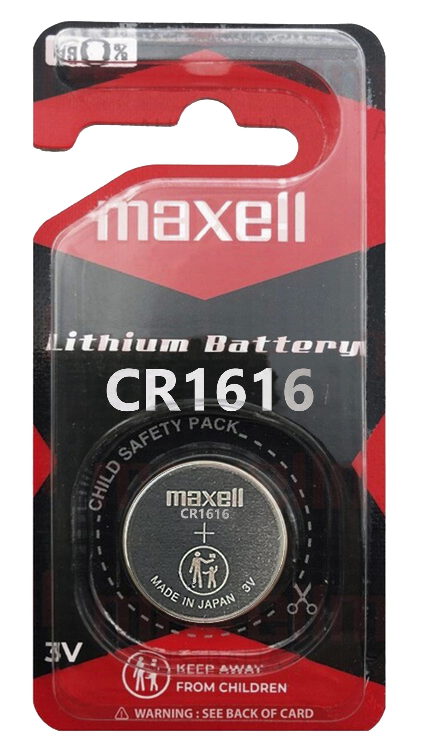 Maxell Lithium Battery 3V, CR1616 / بطارية ليثيوم ماكسيل 3 فولت، CR1616