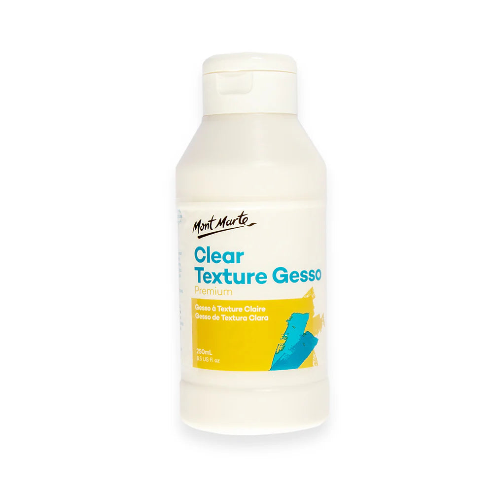 Mont marte Clear Texture Gesso 250 ml / جيسو شفاف للنسيج من مونت مارت – 250 مل