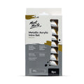 Mont Marte Metallic Acrylic Intro Set – 8 Pieces (18ml each) / مونت مارت طقم أكريليك معدني تمهيدي 8 قطع