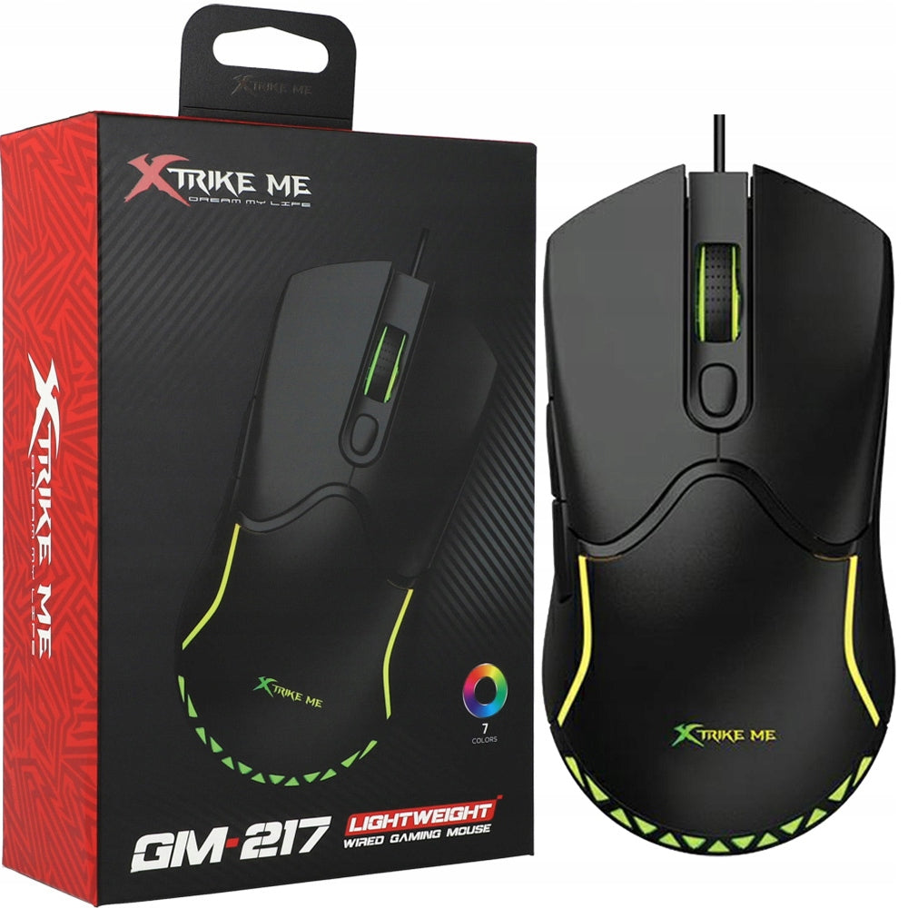 GM-217 LIGHTWEIGHT WIRED GAMING MOUSE / فأرة ألعاب سلكية خفيفة الوزن GM-217