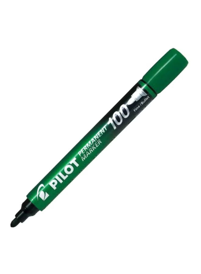 Pilot Permanent Marker 100 Fine/Bullet Green