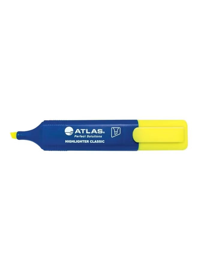 ATLAS HIGHLIGHTER Yellow / أتلس، قلم تمييز أصفر