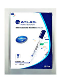Atlas WHITEBOARD MARKER MW200 Blue 12 Pcs / أطلس ماركر سبورة بيضاء MW200 أزرق ×12