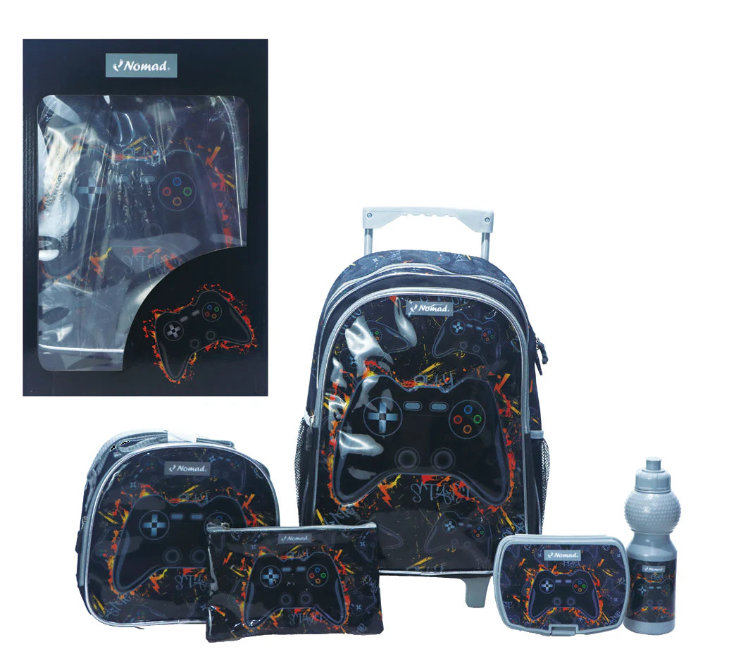 ND Primary Trolley 16" 5 in 1 Game Master / عربة مدرسية ND Primary 5 في 1 مقاس 16 بوصة – إصدار Game Master