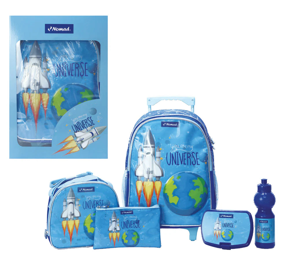 ND Primary Trolley 16" 5 in 1 Universe / عربة مدرسية ND Primary 5 في 1 مقاس 16 بوصة – إصدار Universe