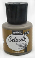 Pebeo Setasilk Silk Paint Old Gold / بيبو سيتاسيلك لون حرير ذهب معتّق