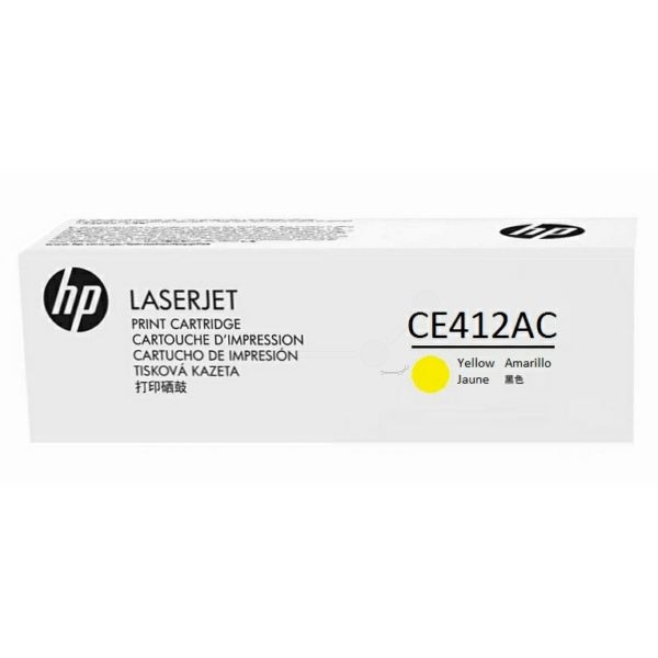 hp Toner Cartridge CE412AC Yellow / خرطوشة حبر hp ‏CE412AC أصفر