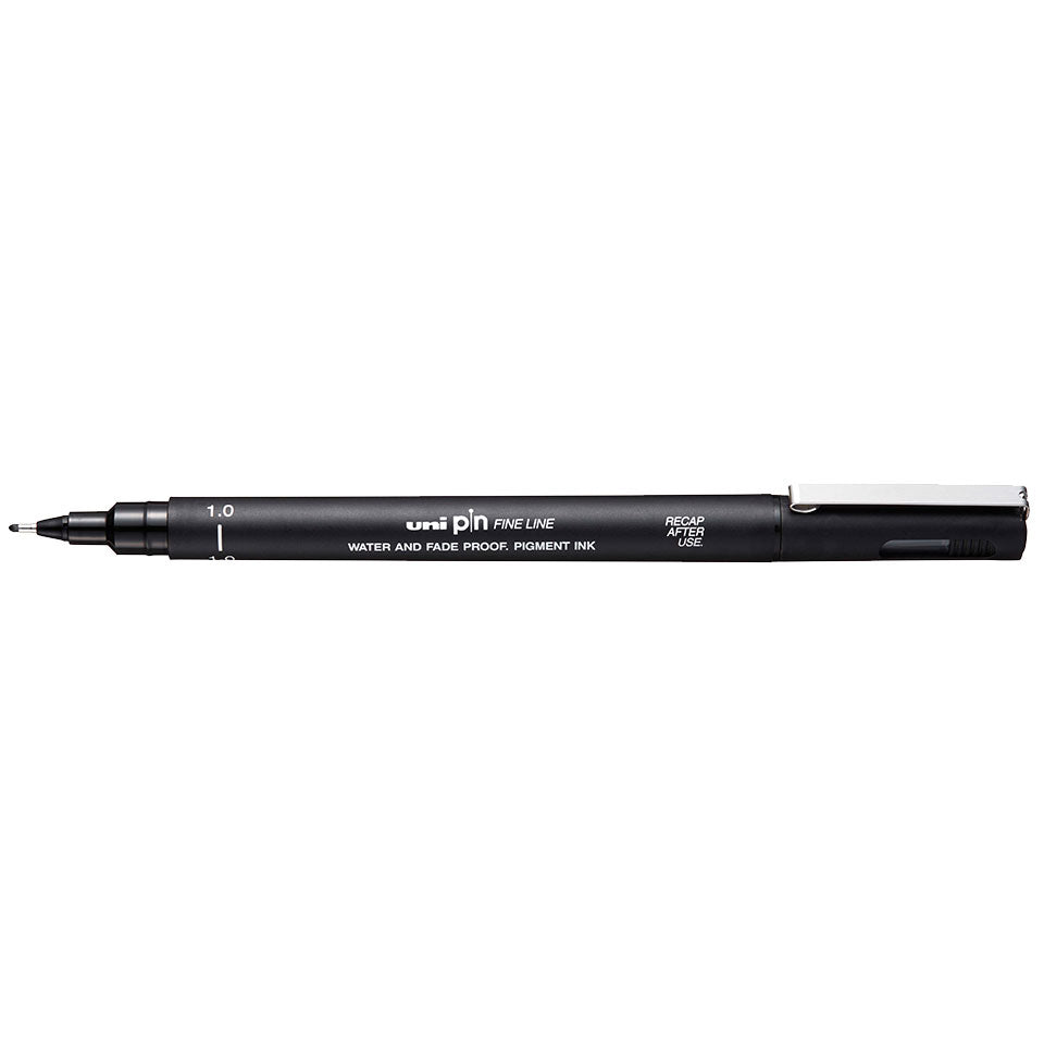 Uni Pin FINE LINE Black Pen 1.0 / قلم يوني بن فاين لاين أسود