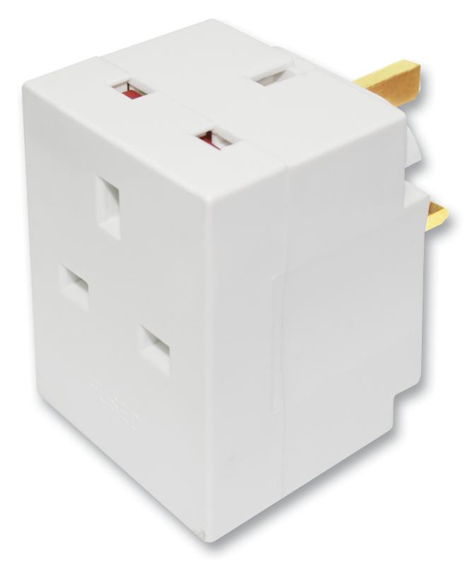 masterplug multisocket adaptor BASICS 3 socket / محول توصيل Masterplug متعدد المنافذ BASICS بثماني مقابس