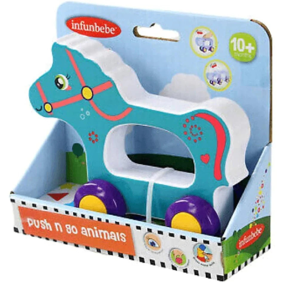Infunbebe Push N Go Animals / حيوانات دفع وانطلق من إنفانبِيبي