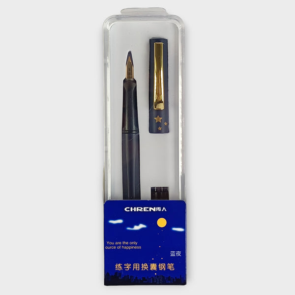 CHREN fountain pen blue / قلم حبر جاف CHREN باللون الأزرق