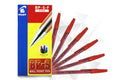 Pilot Ball Point Pen BP-S-F x12 Red FINE / بايلوت قلم حبر كروي BP-S-F×12 أحمر دقيق
