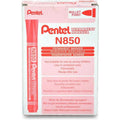 Pentel Permanent Marker N850 Red 12 pcs