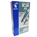 Pilot SCA-TM Twin Point marker x12 Green / بايلوت SCA-TM قلم ماركر نقطتين ×12 أخضر