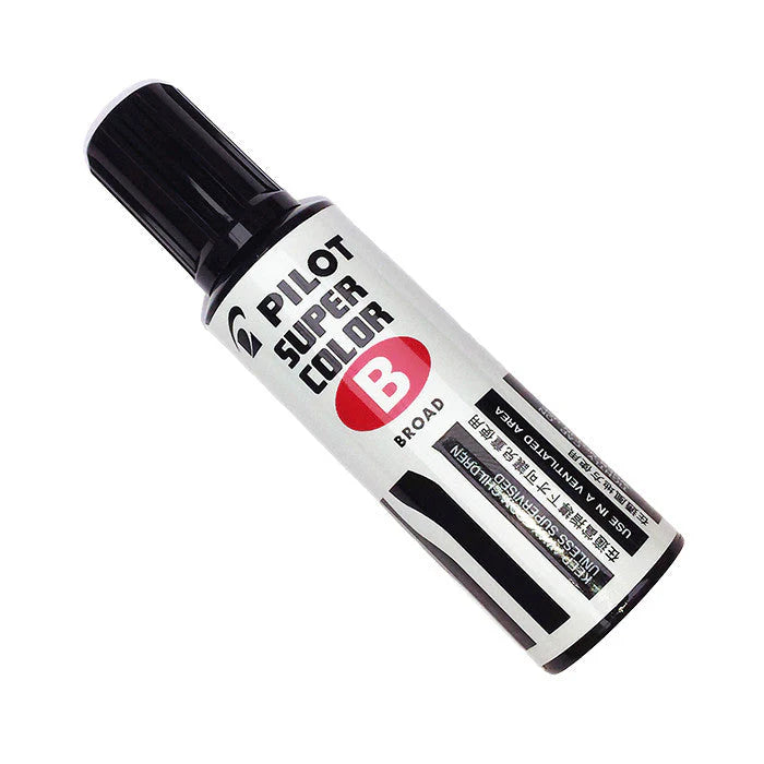 PILOT SUPER COLOR B Black MARKER / بايلوت سوبر كولر بي أسود، قلم تحديد (ماركر) أسود