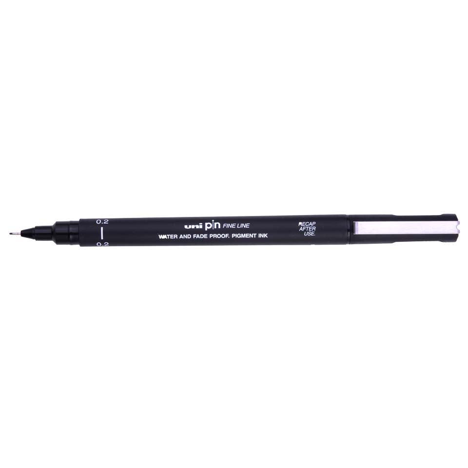 Uni Pin Fine Line 0.2 Black / يوني بن فاين لاين 0.2